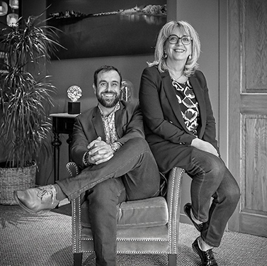 Maury et Fabienne, Loire & Charme immobilier